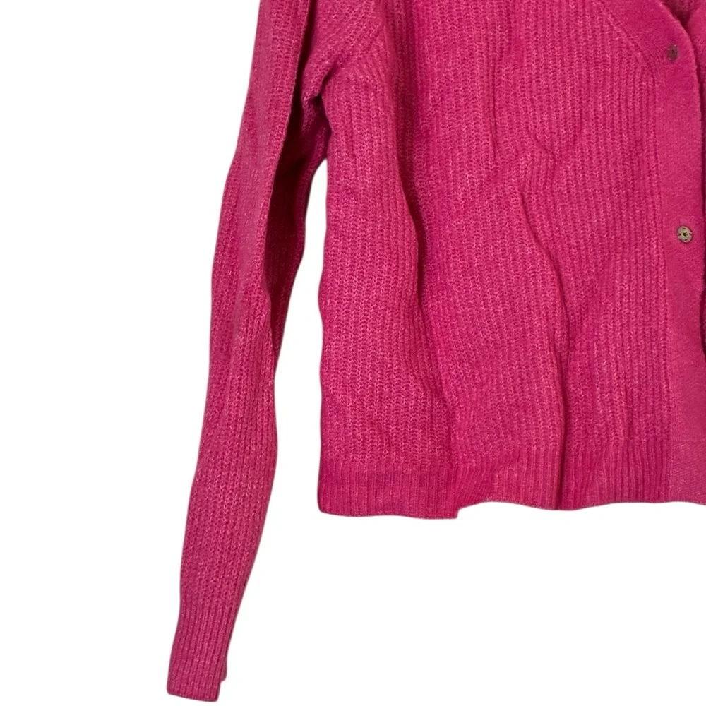Vigoss | Like new bright pink knit boxy sleeve knit cardigan sweater - Picture 6 of 12